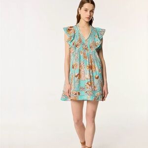 Poupette St. Barth Camelia Mini Dress Mint Karibia. NWOT